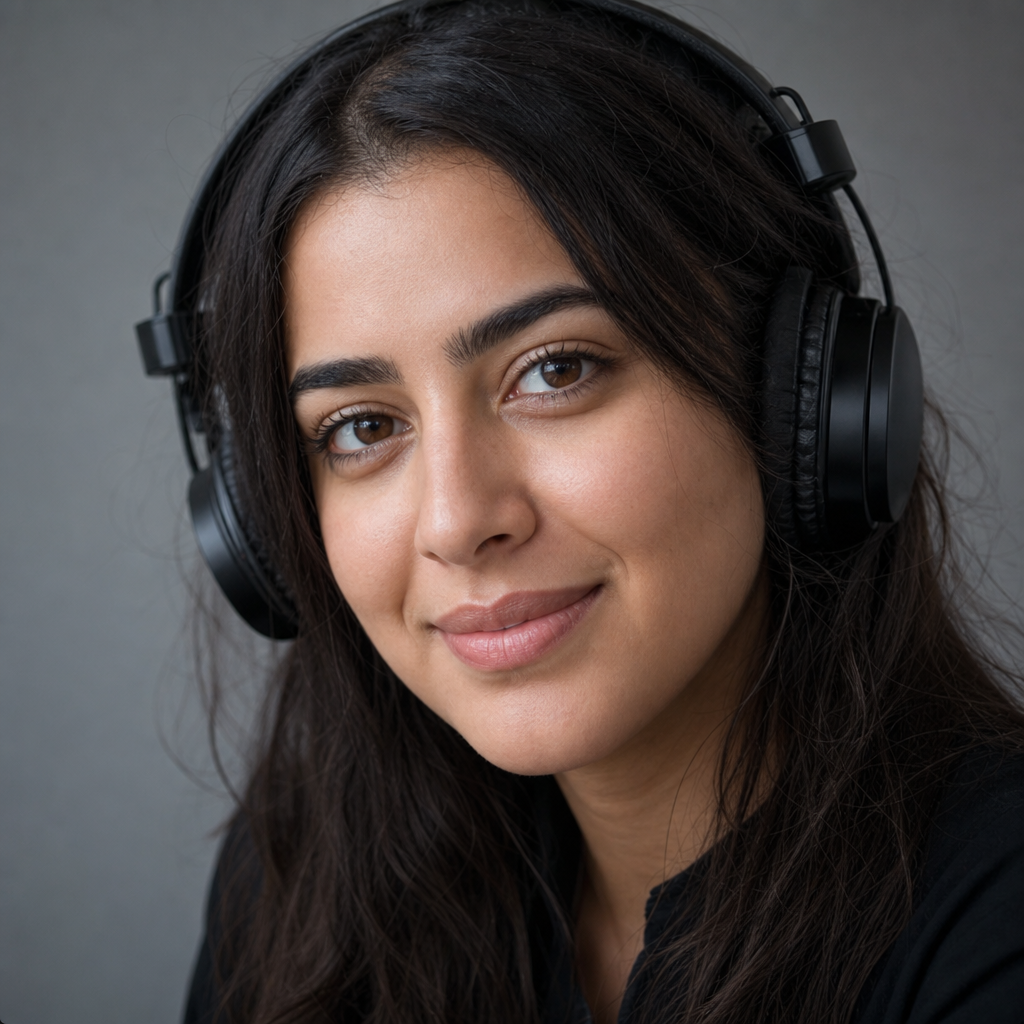 Podcast producer editing